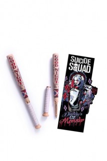 Suicide Squad: Harley Quinn - Bolígrafo bate de béisbol + marca páginas