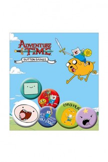 Hora de Aventuras - Pack 6 Chapas Finn