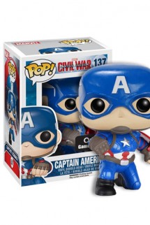 Pop! Marvel: Civil War - Capitán América Action Exclusive