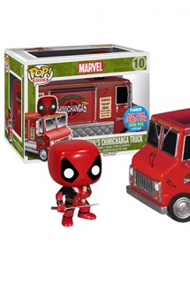 Pop! Rides: Deadpool - Chimichangas Truck Red Exclusivo