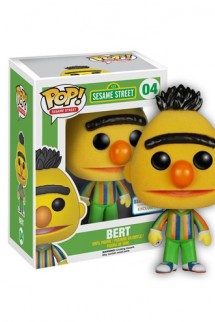 Pop! Barrio Sesamo: Bert Flocked Exclusivo