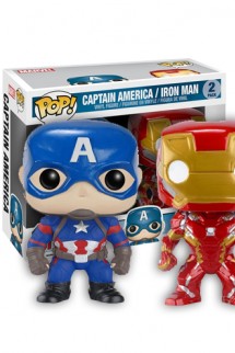 Pop! Marvel: America Captain & Iron Man Pack 2