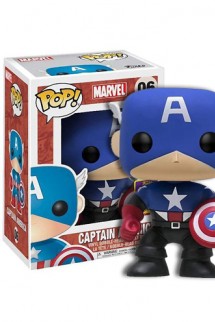 Pop! Marvel: Capitán América Negro y azul SDCC 2017 Exclusivo
