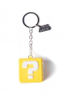 Nintendo - Question Mark Box Rubber 3D Keychain