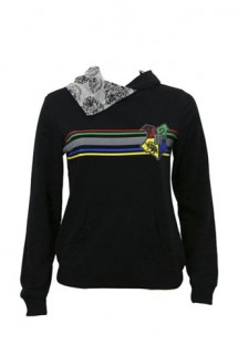 Harry Potter - Ladies Cowl Neck Hoodie Hogwarts Crest