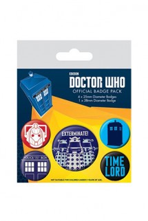 Doctor Who - Pin Badges 5-Pack Exterminate