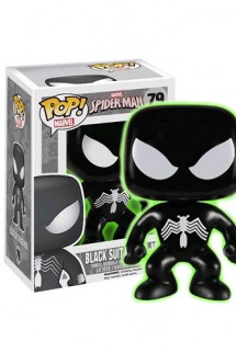 Pop! Marvel: Black Suite Spiderman Glow Exclusivo