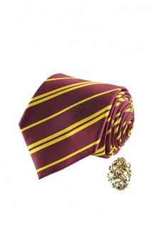 Harry Potter - Gryffindor Deluxe Tie with Pin's