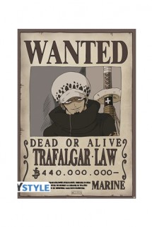 One Piece - Poster Wanted Law