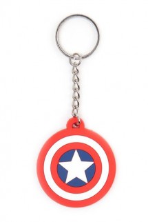 Captain America - Llavero caucho Shield Logo