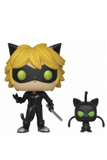 Pop! Anime: Miraculous Tales of Ladybug & Cat Noir - Cat Noir with Plagg