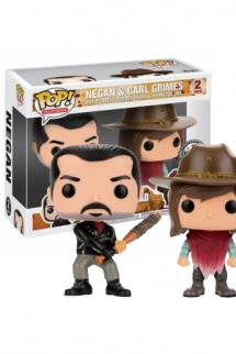 Pop! TV: The Walking Dead - Negan & Carl Grimes Pack Exclusivo