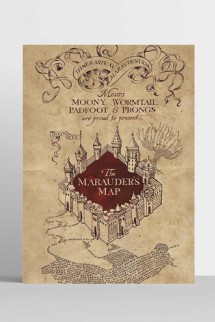 Poster Harry Potter - The Marauders Map