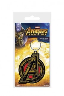 Vengadores Infinity War - Llavero caucho Avengers Symbol