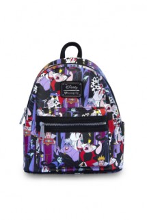 Loungefly - Mini mochila de cuero Villanas Disney