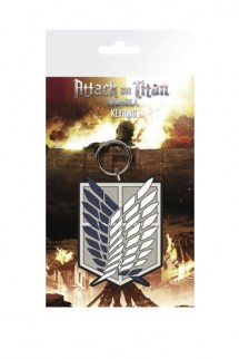 Attack on Titan - S2 Llavero caucho Badge
