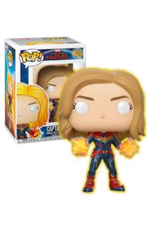 Pop! Marvel: Captain Marvel - Captain Marvel Glow Exclusiva