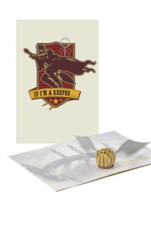 Harry Potter - Greeting Card 4D Golden Snitch