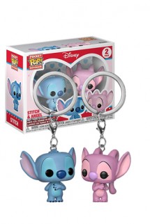 Funko Keychain: Disney - Stitch & Angel Pack