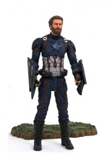 Vengadores Infinity War Marvel Select Figura Capitan America 18 cm