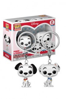 Funko Keychain: Disney - 101 Dalmatas: Pongo & Perdita Pack