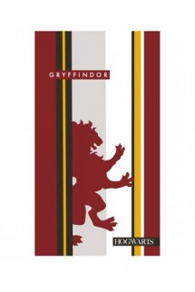 Harry Potter - Toalla Rayas Gryffindor