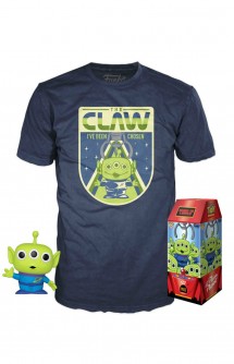 Camiseta Pop! Tees Set de Minifigura y Camiseta The Claw (Toy Story)