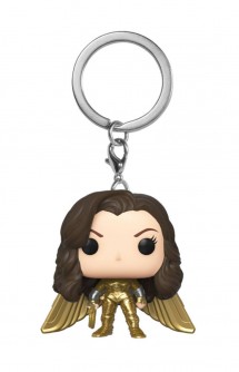 Pop! Keychain: Movies: Wonder Woman 84 - Wonder Woman Golden Armor No Helmet