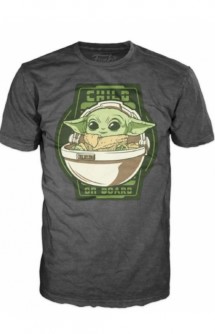 Pop! Tees: The Mandalorian - Child on Board