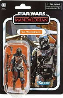 Star Wars - Figura Vintage The Mandalorian Carbonized