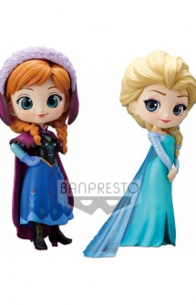 Disney - Q Posket Set Anna and  Elsa 