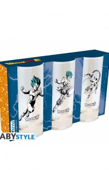 Dragon Ball Super - Goku/Vegeta/Freezer Glasses x3 Set