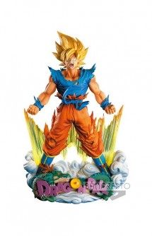 Dragon Ball Z - Figura Super Saiyan Goku Super Master Stars Diorama