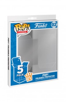 Pop! Protector: 5 PK Foldable Pop Protector