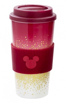 Disney: Mickey -Lidded Mug Berry Glitter