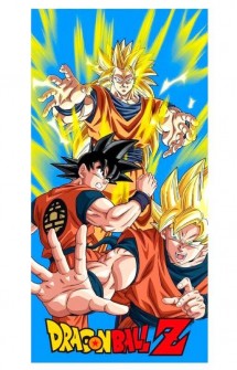 Dragon Ball Z Super Saiyan Goku Beach Towel