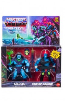Masters of the Universe - Pack de Figuras Keldor y Kronis Origin Rise of Evil