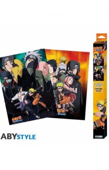 Naruto Shippuden - Pack x2 Poster Ninjas