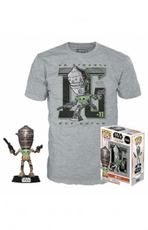 Star Wars:The Mandalorian Pop! & Tee Box Child In Satchel