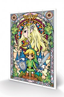 Zelda - Cuadro de madera (Legend of Zelda)