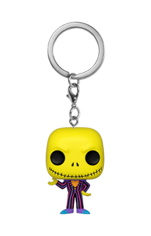 Pop! Keychain: Pesadilla antes de Navidad: Black Light - Jack