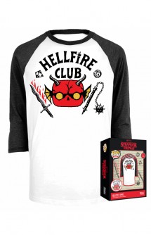 Camiseta Pop! Tees - Stranger Things Hell Fire Club 3/4