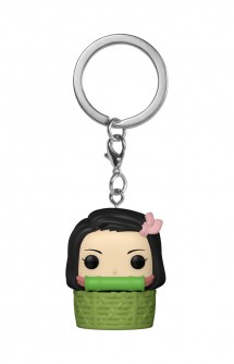 Pop! Keychain: Demon Slayer- Nezuko in Basket Ex