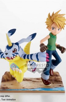 Digimon Adventure: Figura Yamato & Gabumon Diorama Figure