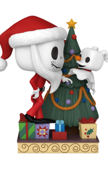 Pop! Deluxe: Pesadilla antes de Navidad 30th - Jack and Zero w/ Tree