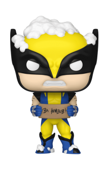 Pop! Marvel: Holiday - Wolverine w/ Sign