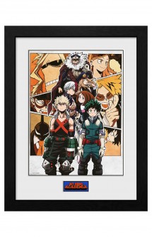 My Hero Academia - Season 3 Characters Framed Poster