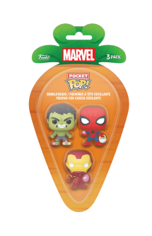 Carrot Pocket Pop! Marvel - 3 Easter Pack Spider-Man/ Iron Man/ Hulk