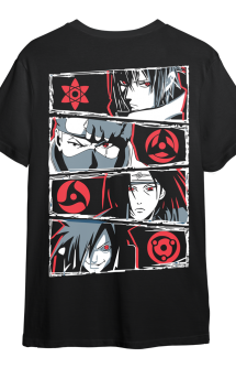 Naruto Shippuden - Camiseta Made in Japan Sharingan Black