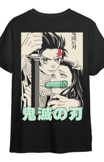 Demom Slayer - Camiseta Made in Japan Brothers Black